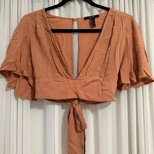 Cropped dressy blouse